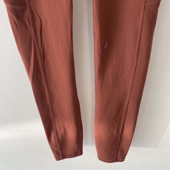 Lululemon Invigorate High-Rise Tight 25" Leggings Dark Terracotta 37626 - Picture 5 of 14